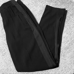 Theory Black Pants, zipper pockets, zipper ankles